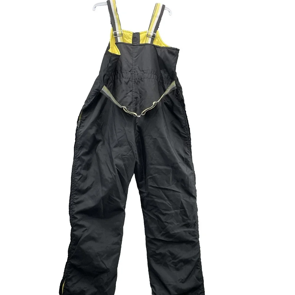 VTG John Deere Snow Bib Overalls Men's 46x34* Quilt Lined Snowboard Workwear Ski